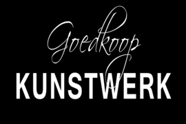Goedkoop kunstwerk op canvas