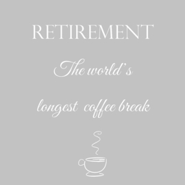 Retirement - Canvas schilderij