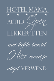 Hotel Mama - Canvas schilderij