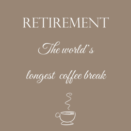 Retirement - Canvas schilderij