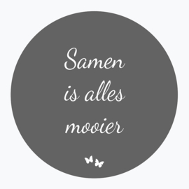 Samen is alles mooier - Muurcirkel
