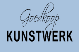 Goedkoop kunstwerk op canvas