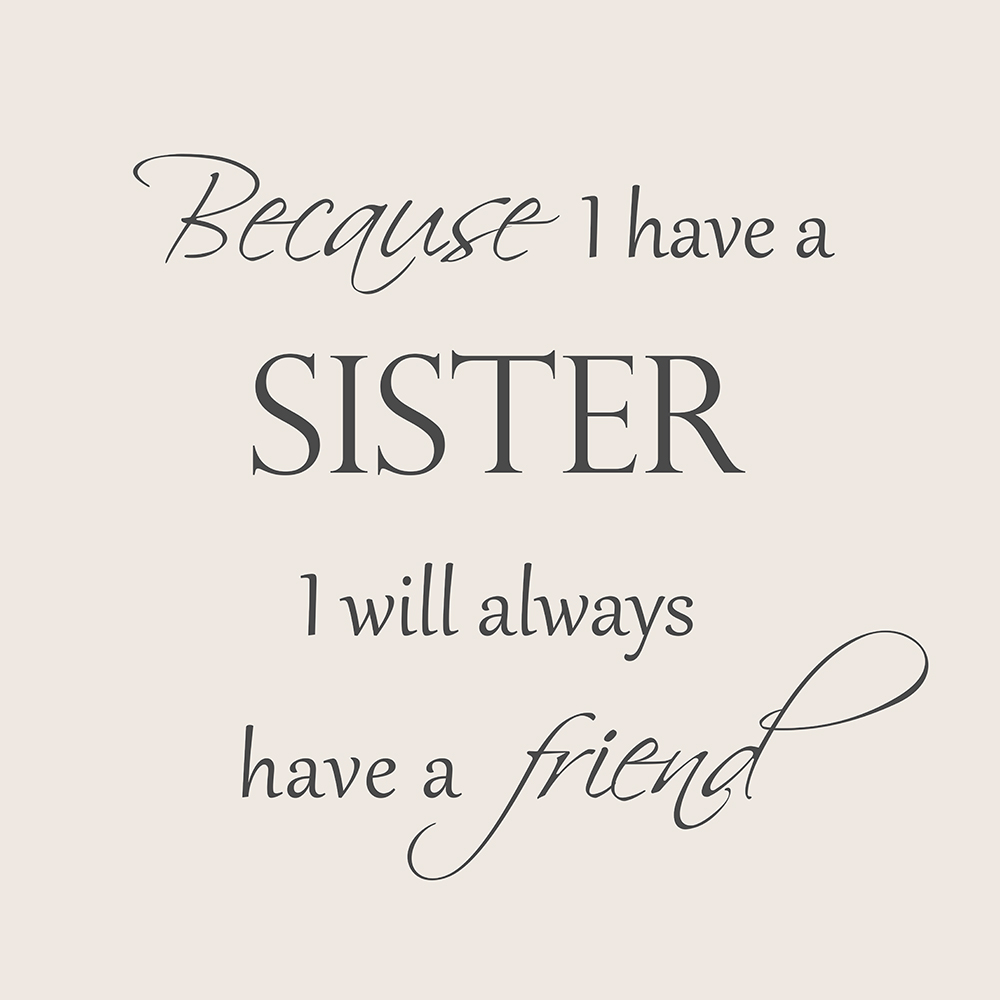 Because I have a sister op canvas