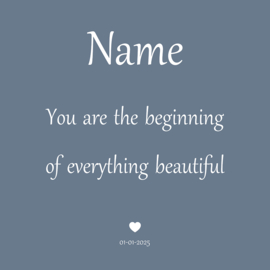 Geboorte - Canvas schilderij