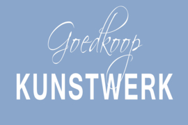 Goedkoop kunstwerk op canvas