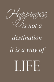 Happiness op canvas