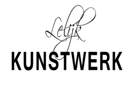 Lelijk kunstwerk op canvas
