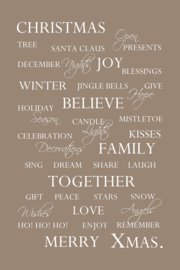 Christmas - Canvas schilderij