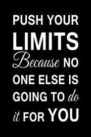 Push your limits op canvas