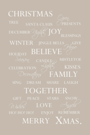 Christmas - Canvas schilderij