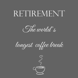 Retirement - Canvas schilderij