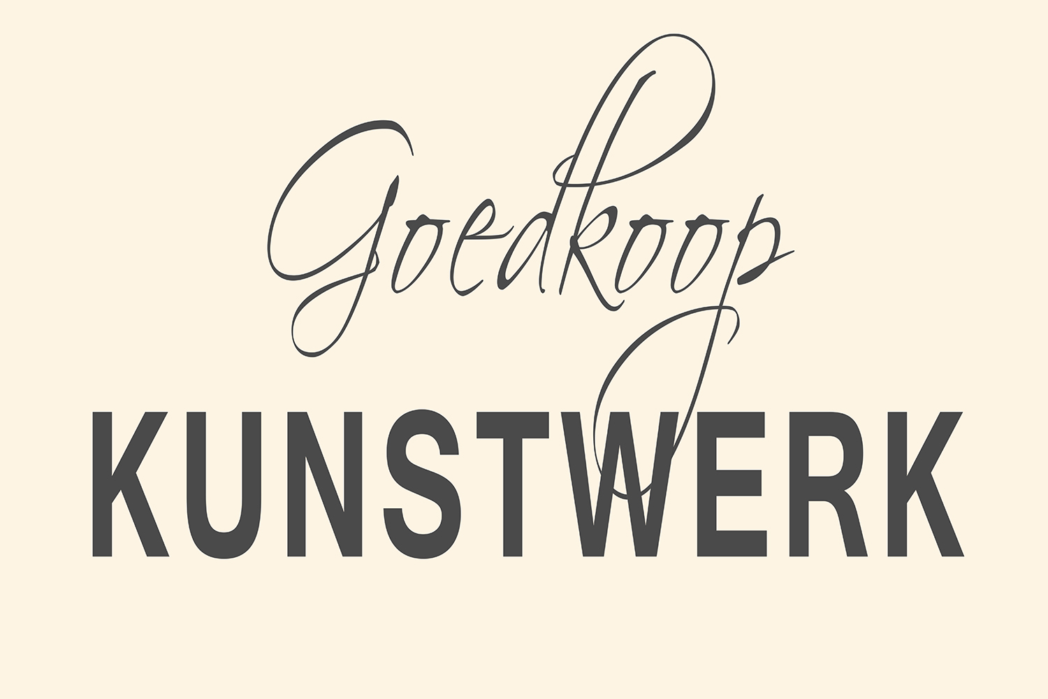 Goedkoop kunstwerk op canvas