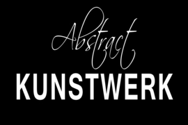 Abstract kunstwerk op canvas