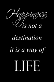 Happiness op canvas