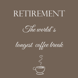 Retirement - Canvas schilderij