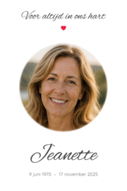 Welkomstbord uitvaart – Liefdevol