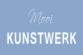 Mooi kunstwerk op canvas