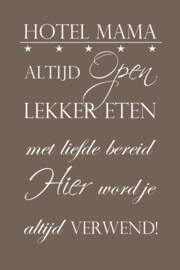 Hotel Mama op canvas