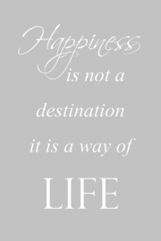 Happiness op canvas