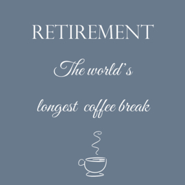 Retirement - Canvas schilderij