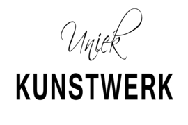 Uniek kunstwerk op canvas