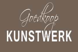 Goedkoop kunstwerk op canvas