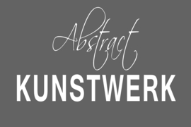 Abstract kunstwerk op canvas