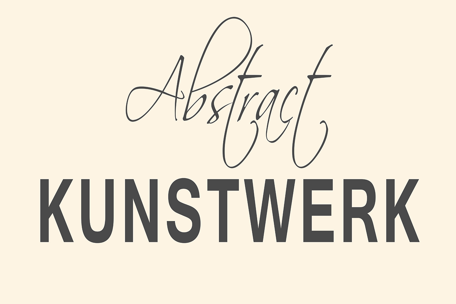 Abstract kunstwerk op canvas