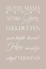 Hotel Mama op canvas
