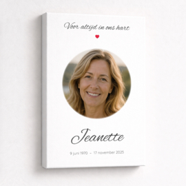 Welkomstbord uitvaart – Liefdevol