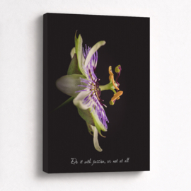 Do it with passion - Canvas schilderij