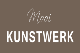 Mooi kunstwerk op canvas