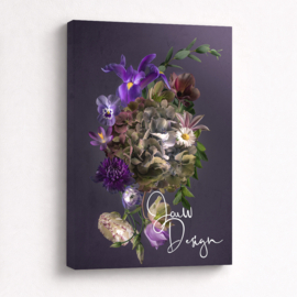 Bloemenkunst op canvas - Persoonlijk ontwerp