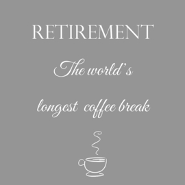 Retirement - Canvas schilderij