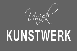 Uniek kunstwerk op canvas
