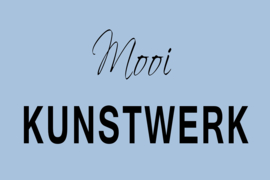 Mooi kunstwerk op canvas