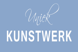 Uniek kunstwerk op canvas