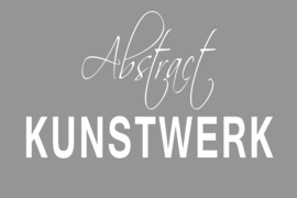 Abstract kunstwerk op canvas