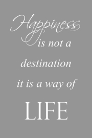 Happiness op canvas