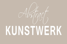 Abstract kunstwerk op canvas