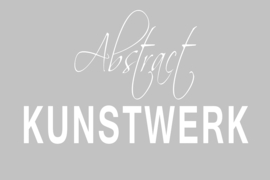 Abstract kunstwerk op canvas