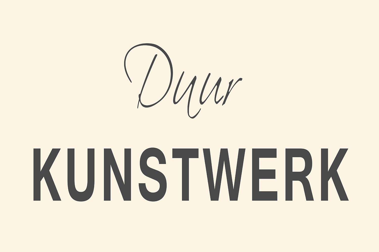 Duur kunstwerk op canvas