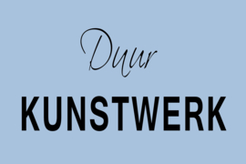 Duur kunstwerk op canvas