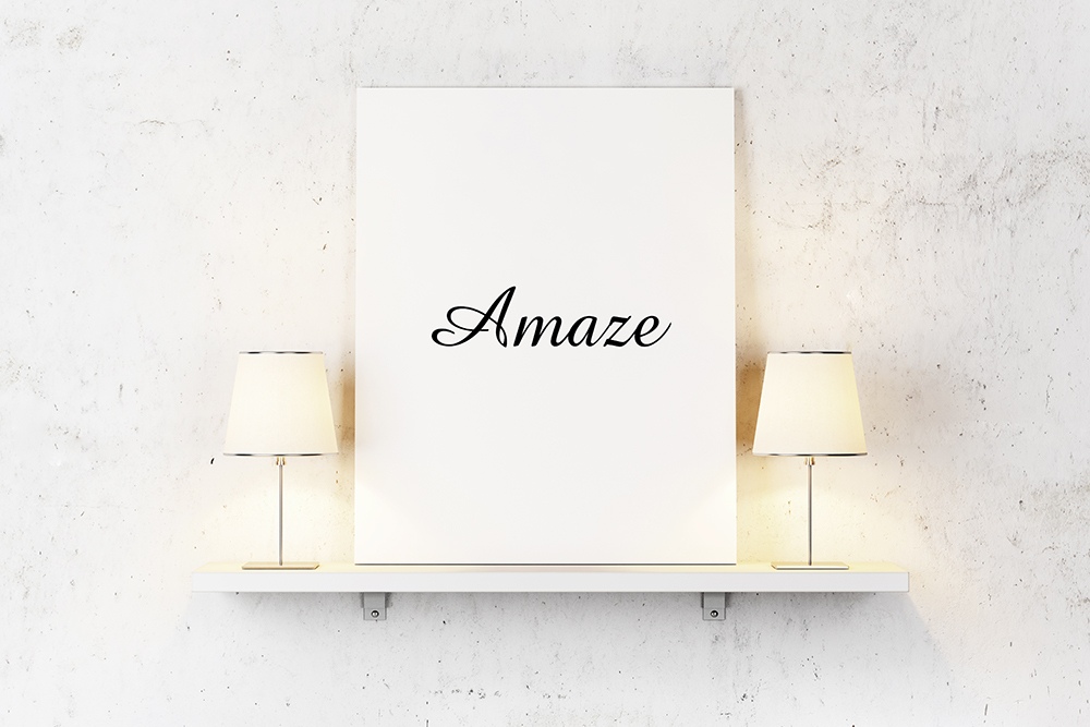 Amaze op canvas