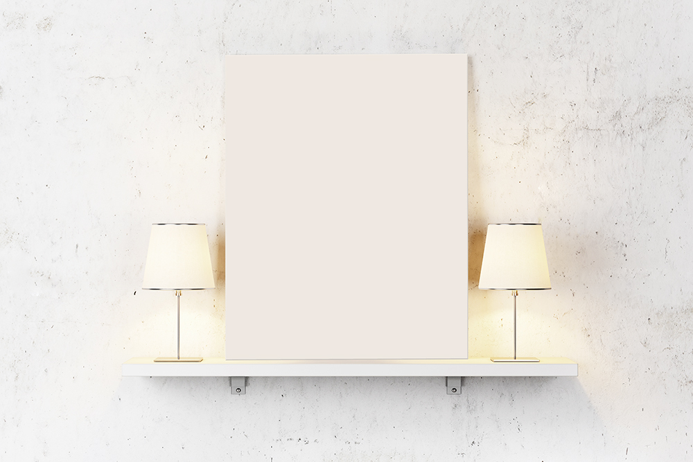 Ecru wit op canvas - Kleur voor tekst op canvas