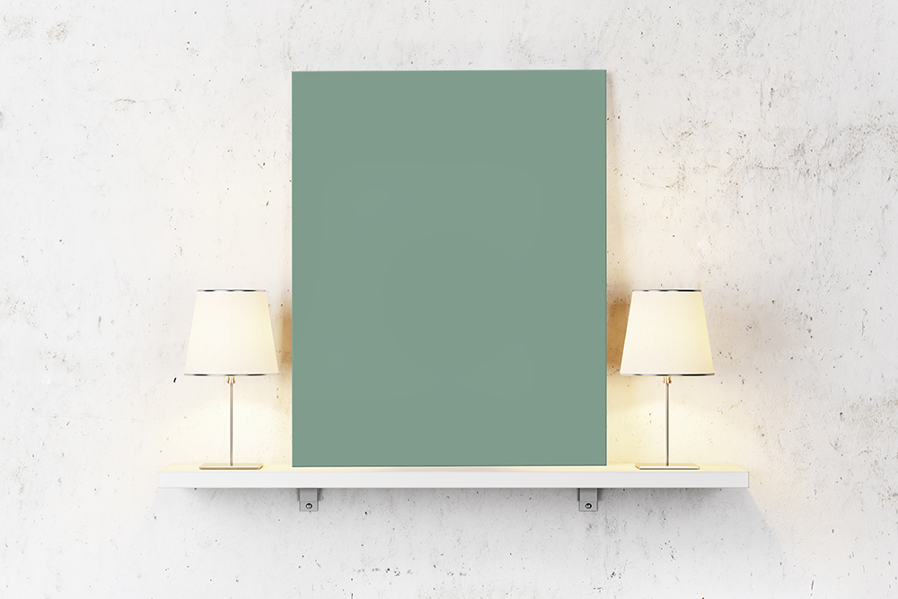 Groen op canvas - Kleur voor tekst op canvas