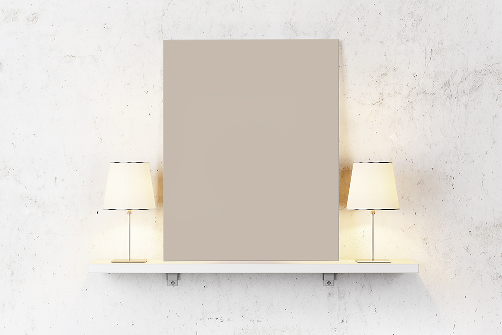 Licht taupe op canvas - Kleur voor tekst op canvas