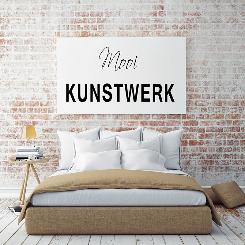 Kunstwerk op canvas