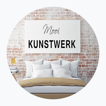 Kunstwerk op canvas