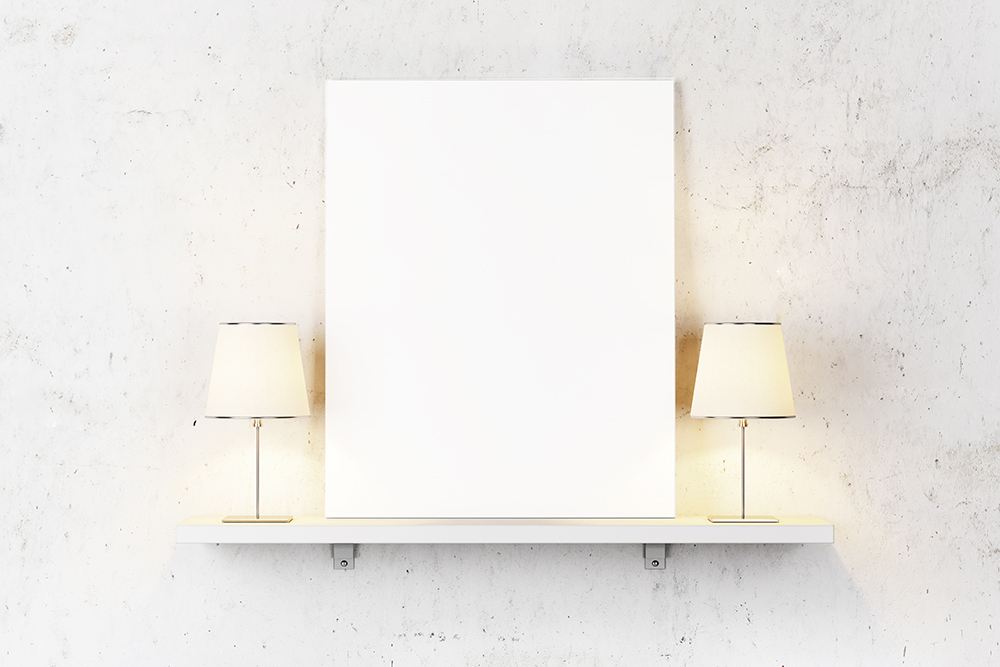 Wit op canvas - Kleur voor tekst op canvas